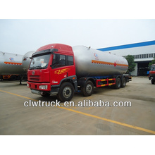 FAW 8x4 lpg truck,34.5m3 lpg transport truck for sale